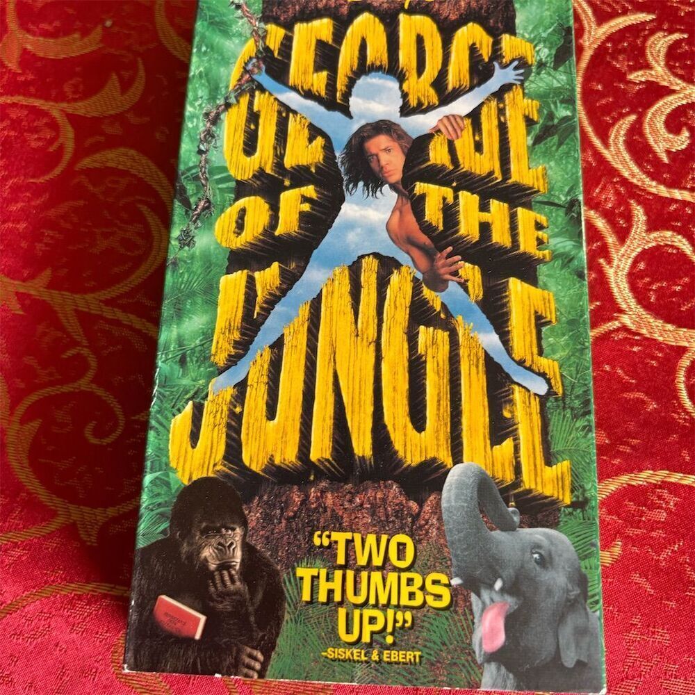 George of the Jungle VHS 1997 Disney Comedy PG Movie